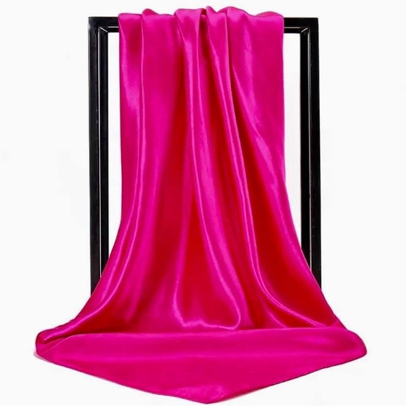 Accessories - Satin Silk Head Scarf
